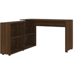 Vidaxl - Bureau d'angle Chêne marron Bois d'ingénierie Chêne marron