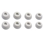 Replacement Ear Tips Compatible with Huawei Freebuds Pro Eartips, Ear Bud Earbuds Tip Cups Memory Foam Cushions Covers Earplugs for Huawei Freebuds Pro Earphones 4 Sizes 4 Pairs (Gray)