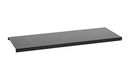 Wesco Rack System Smart Étagère 120 en aluminium revêtu par pulvérisation flexible extensible Noir Dimensions : 1158 x 208 x 16 mm A74501120-62