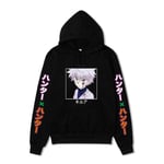 YZJYB Hommes Hunter×Hunter Hoodies 3D Imprimer Killua Zoldyck Pull Sweat À Capuche Manche Longue Cosplay Hiver Sweat-Shirts Pullover avec Poche Kangourou,X~Large