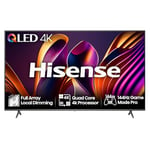 Hisense 55 Inch 144Hz 4K QLED Smart Gaming TV 55E7NQTUK PRO - Full Array Local Dimming, Dolby Vision Atmos, Freesync, Subwoofer, Vidaa OS with Freely, Youtube, Netflix and Disney+ (2024 Model)