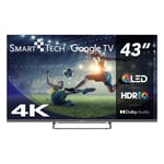 Smart Tech 43QG02V - 43" - TV QLED 4K UHD 109 cmGoogle TV- 4xHDMI - 2xUSB - Dolby Vision - Dolby Atmos