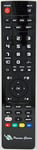 Télécommande de Remplacement pour GRUNDIG 40VLE8040C[TV], TV