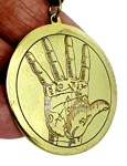 Hand Of Fortune Necklace Pendant Talisman Amulet of Good Fortune Palmistry Tarot