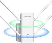 Répéteur WiFi 6 AX3000, Amplificateur WiFi, Repeteur WiFi Puissant avec Un Port Gigabit, WiFi Extender Double Bande (5GHz/2.4GHz) jusqu'à 2000sq.ft, Booster WiFi Point d'accès