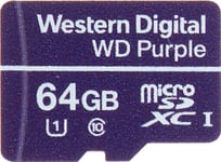 Wd Purple Microsdxc 64 Gb Klass 10 Uhs-I/U1 (Sd-Micro-10/64-Wd)