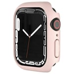 Coque de protection rose pour Apple Watch Serie 4/5/6/SE 44 mm en silicone TPU anti-rayures