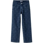 Name It Nkfrose straight-fit jeans til barn, Dark Blue Denim