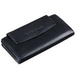 STILORD 'Lorelai' Porte-Monnaie pour Femme avec Style Portefeuille Vintage Poche à Monnaie Élégant Étui pour Billets Cartes Monnaie, Couleur:Noir