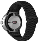 Vävd Nylonarmband Google Pixel Watch 3 41mm Svart