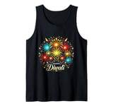 Happy Diwali Funny Festival Lights Matching Family Design Tank Top