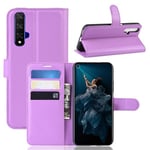 huawei Huawei Nova 5T Pu Wallet Case [Purple]