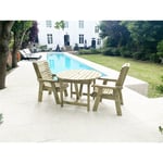 Heavy Duty Table and Chair Set (2 Seater)