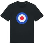 T-shirt Harrington  T-shirt noir Target Mods