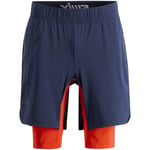 Swix Pace Hybrid Shorts M Dark Navy / Lava