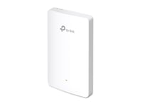 Tp-Link Omada Eap615-Wall, 1774 Mbit/S, 574 Mbit/S, 1201 Mbit/S, 10,100,1000 Mbit/S, 2,4 - 5 Ghz, Ieee 802.11A, Ieee 802.11Ac, Ie.1Ee 802.11Ac, Ie.1Ee01, Ie. , Ieee 802.11G, Ieee 802.11N, Ieee 802.1X,...