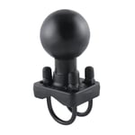 RAM Mounts Double U-Bolt Ball Base for 1'' - 1.25'' Rails (D-kula)