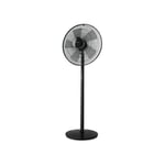 FR9010270B-Ventilateur sur pied - 60W - 40cm - 5 pales ABS - noir SUPRA - ARTEMIS