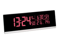 Tfa Multi-Color - Alarmklokke - Rektangulær - Elektronisk - Skrivebord - Svart