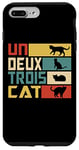 Coque pour iPhone 7 Plus/8 Plus Un Deux Trois Cat - Jeu de mots français amusant, chat amusant