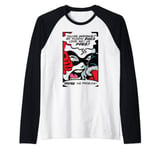 DC Harley Quinn Panel Puddin Raglan Baseball Tee