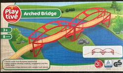 NEW Playtive Bridge Wooden Train Set Compatible Brio Bigjigs Junction Track