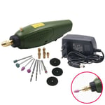 12V DC Slip Verktyg Mini dremel borr Elektrisk Slipning Set