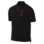 Nike Men's Shirt LFC The Polo DF 2.0, Black/Gym Red, FV7770-011, S