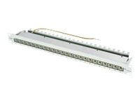 Telegärtner Mpp24-Hs - Patch-Panel - Cat 6A - Stp - Rj-45 X 24 - Ljusgrå, Ral 7035 - 1U - 19"