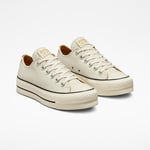 Converse CT All Star Platform Denim Sneakers -Egret/Navy/Honey- UK 3 - RRP £80