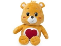 Peluche Bisounours Toubisou Orange Avec Coeur 44 cm - Set Doudou Enfant et Carte