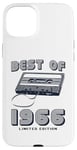 Coque pour iPhone 15 Plus Retro Best of 1966 Mixtape Vintage 59th Birthday Cassette