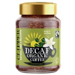 Clipper Organic Fairtrade Instant Freeze Dried Decaf Coffee - 100g