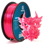 GEEETECH PLA Filament 1.75mm Silk Magenta, Imprimante 3d printer Filament PLA 1KG Spool