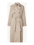 Lexington Clothing Angelina Lyocell Blend Trench Coat Beige