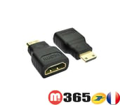 Adaptateur HDMI femelle (type A) vers mini  HDMI mâle adapter