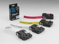 Brother P-Touch Cube plus Brother P-Touch Tape Gull på Sort 18mm (8m) TZE-344 (Kan sendes i brev) 50209684
