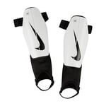 Nike Unisex Children's Shin Pads Y Nk Chrg Grd Su23, White - Black, DX4610-100, S