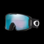 Goggles Line Miner L Matte Black /w Prizm Sapphire 24/25, alpinbrille, unisex