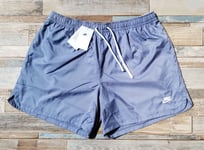 Nike NSW Futura Flow Sport Swim Shorts Mens Size XXL Blue Tint Retro Lined New 