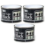 151 Iron Gate Black Gloss Paint 180ml x 3