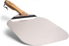 Pelle A Pizza Avec Poignée En Bois Pliable, Spatule Pizza 30,5 Cm X 35,6 Cm - Pelle Pizza En Aluminium De Haute Qualité - Pour Pizzas,Tarte Flambée, Barbecue[SON1161156]