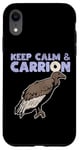 Coque pour iPhone XR Keep Calm And Carrion Vautour Scavenging Bird