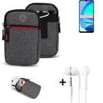 Belt bag + headphones for Oppo A56 5G Phone case