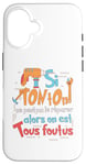 Coque pour iPhone 16 SI TONTON NE PEUT PAS LE RÉPARER - Anniversaire Oncle