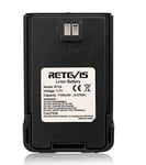 Retevis RT24 Talkie Walkie Batterie Lithium 1100mAh 3.7V Compatible avec Retevis RT24 Talkies Walkies (Noir, 1 Pcs)