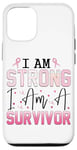 iPhone 12/12 Pro I Am Strong Survivor Breast Cancer Awareness Case