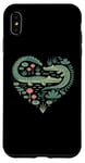 iPhone XS Max Cute Alligator Heart Crocodile Gator for Kids Case