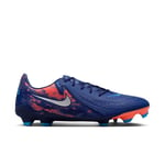 Nike Phantom Gx Ii Academy Mg Erling Haaland Personal Edition - Navy/krom Limited Edition, størrelse 42½