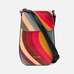 Paul Smith Swirl Leather Crossbody Phone Bag